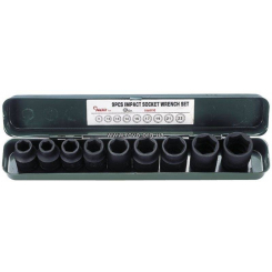 Інструмент HANS. Набір ударних торців головок 1/2" (10, 12, 13, 14, 16, 17, 19, 22) 9 предм. (84609M)