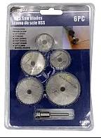 Набір відрізних кіл для гравера 6 шт FIT Пилки по дереву