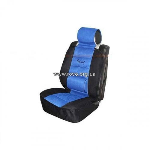 Накидка на сидіння VITOL F 25104 BK/BL (8)