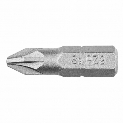 Накінечник викрутки PZ2, 25 мм, 1/4", 20 шт.