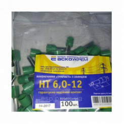 Наконечники трубчасті НТ 6,0-12 (100 шт.)