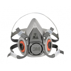 Напівмаска 3M 6200 без фільтрів, середнього розміру