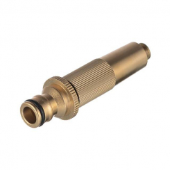 Насадка латунна для поливу 1/2" із плавним регулюванням подачі STORM INTERTOOL GE-1421