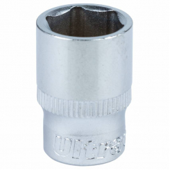 Насадка шестигранна коротка 1/4" 12мм CrV ULTRA (6060122)