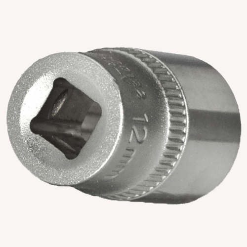 Насадка шестигранна коротка 1/4" 12мм CrV ULTRA (6060122)