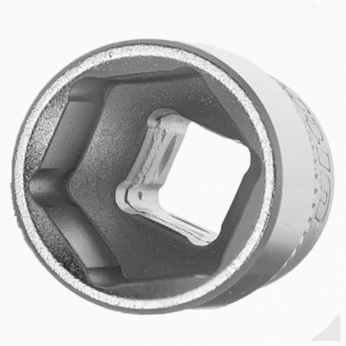 Насадка шестигранна коротка 1/4" 13мм CrV ULTRA (6060132)