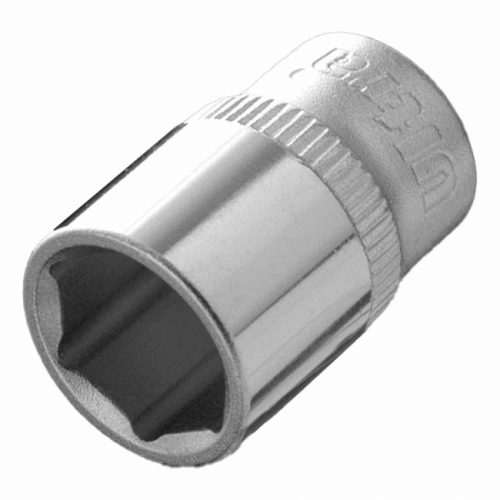 Насадка шестигранна коротка 1/4" 13мм CrV ULTRA (6060132)