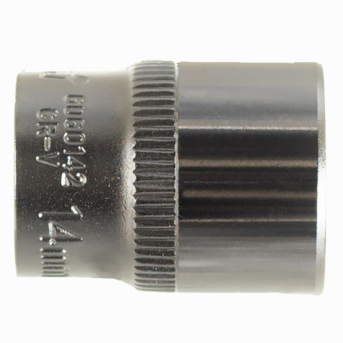 Насадка шестигранна коротка 1/4" 14мм CrV ULTRA (6060142)
