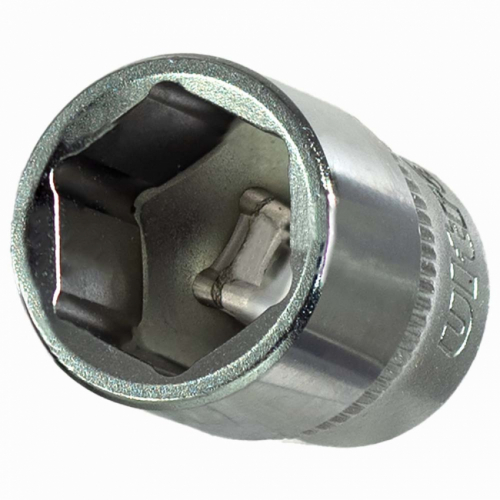 Насадка шестигранна коротка 1/4" 14мм CrV ULTRA (6060142)