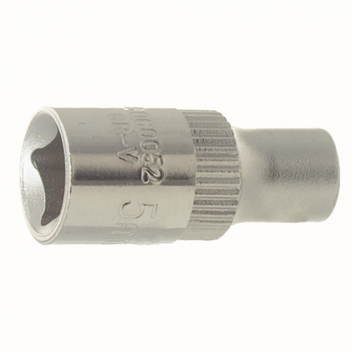 Насадка шестигранна коротка 1/4" 5мм CrV ULTRA (6060052)