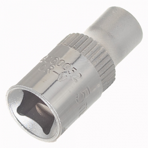 Насадка шестигранна коротка 1/4" 5мм CrV ULTRA (6060052)