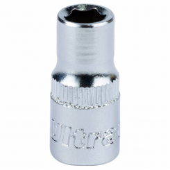 Насадка шестигранна коротка 1/4" 6мм CrV ULTRA (6060062)