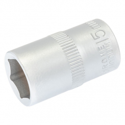 Насадка торцева 6-гранна MASTERTOOL 1/2" 15 мм CRV 78-0015