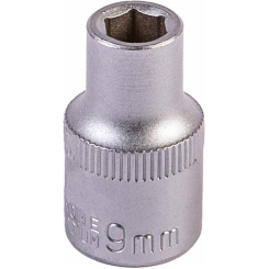 Насадка торцева 6-гранна MASTERTOOL 1/2" 9 мм CRV 78-0009