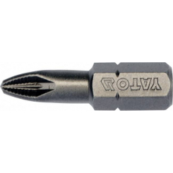 Отверточная насадка YATO РZ2 х 1/4", l= 25 мм, 10 шт. [25/200]