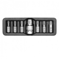 Насадка викруткова YATO ТОРХ 30мм перехідник 1/2" Набір 7шт. [24/72]