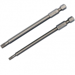 Викрутка насадка YATO "TORX SECURITY" на 1/4", T15/T27, l=100мм, Набір 2шт. [25/100]