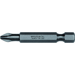Викрутка насадка YATO хрестова 1/4", l= 50 мм, PH 2, [50/10/20]