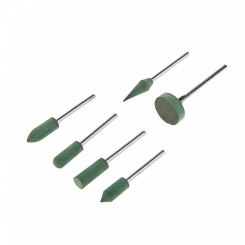 Насадки гумові полірувальні, дрібної зернистості, набір 6 шт, FIT