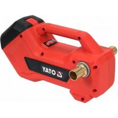 Насос для води і оливи акуму.-18В YATO 380 Вт,1800 л/год,макс.вис-22м,макс.глиб-9м(БЕЗ АКУМУЛЯТОРА)