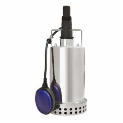 Насос дренажний садовий 0.4кВт Hmax 7м Qmax 130л/хв (част. до 5мм, нерж) AQUATICA (773053)