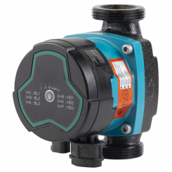 Насос циркуляційний енергозберігаючий 5-60Вт Hmax 8м Qmax 63л/хв Ø1½" 130мм + гайки Ø1" AQUATICA GPA25-8/130 III (774062)