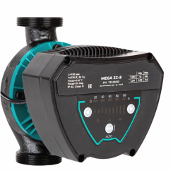 Насос циркуляційний енергозберігаючий 8-130Вт Hmax 8м Qmax 133л/хв Ø2" 180мм + гайки Ø1¼" AQUATICA GPA32-8/180 IV (774077)