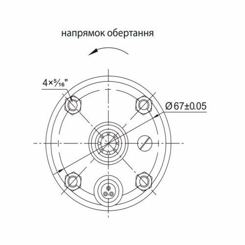 Насос відцентровий свердловинний 0.25 кВт H 33(27)м Q 80(50)л/хв Ø94мм AQUATICA (DONGYIN) (777111)