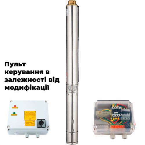 Насос відцентровий свердловинний 380В 4.0 кВт H 245(163)м Q 140(100)л/хв Ø102мм AQUATICA (DONGYIN) (7771473)