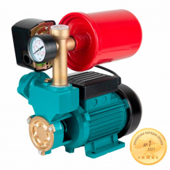Насосна станція 0.37кВт Hmax 32м Qmax 40л/хв вихровий насос 1л AQUATICA (776016)