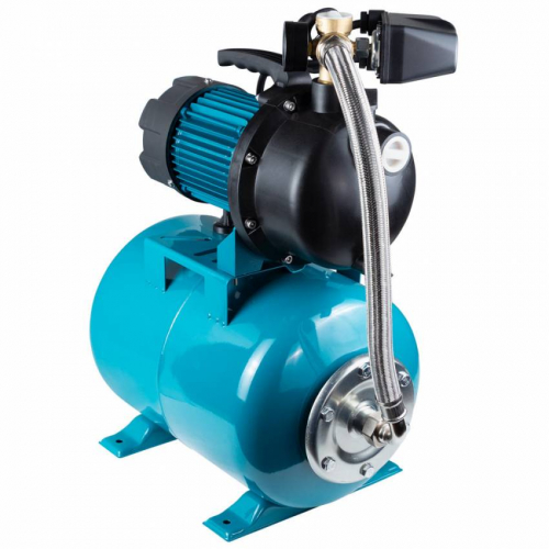 Насосна станція 1.0кВт Hmax 44м Qmax 73л/хв пластик (самовсмоктувальний насос) 24л Україна AquaticaLEO (775308/24)