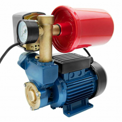 Насосна станція водопостачання 0.37кВт Hmax 35м Qmax 35л/хв вихровий насос 1л Wetron (776010)