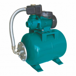 Насосна станція водопостачання 0.6 кВт Hmax 60м Qmax 50л/хв (вихровий насос) 24л AquaticaLEO (775133/24)
