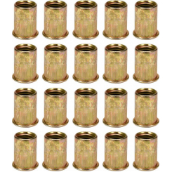 Нитогайка сталева YATO; М3 l=9 мм, 20 шт.