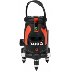 Нівелір лазерний самонівел. YATO: Li-Ion 3.7 В, 1.8 Агод, дальність - 25 м, точн. - ±2 мм / 10 м ящик