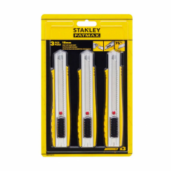 Ніж FatMax 3 шт., довжиною 155 мм з лезом шириною 18 мм з сегментами, що відламуються DeWALT FMHT10421-0