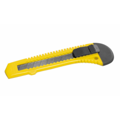 Ніж MASTERTOOL 18 мм пластиковий кнопковий фіксатор 17-0518