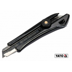Ніж YATO з висувним лезом з відломними сегментами 18 мм