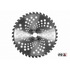 Ніж дисковий до газонокосарок YT-85001/YT-85003 YATO Ø255 x 25.4 мм 40 зубів