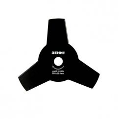 Ніж до садового тримера, 255×25.4 мм, 3-лопаті, двосторонній