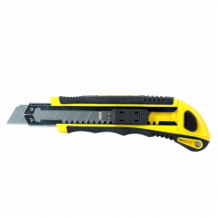 Ніж пластик/гума корпус лезо 3шт 18мм автоматичний замок Sigma (8211111)