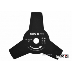 Ніж трьохсторонній до газонокосарок YT-85001/YT-85003 YATO Ø255 x 25.4 мм