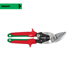 Ножиці по металу офсетні (45°) MILWAUKEE (правий різ)