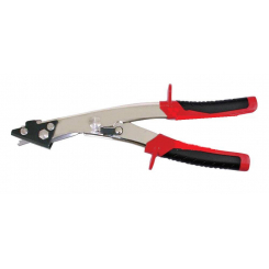 Ножиці з металу з прохідним різцем, 255 мм.