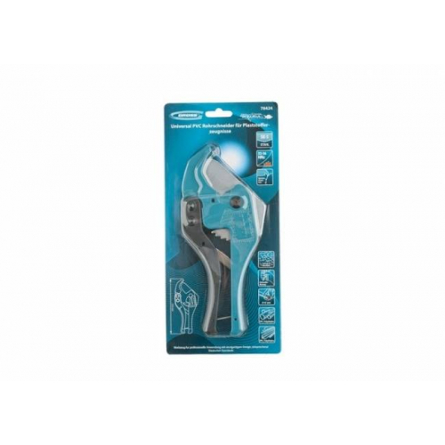 Ножиці універсальні для різання виробів із ПВХ діаметром до 42 мм, порошкове покриття ручок, GROSS.