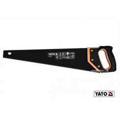 Ножівка по дереву YATO : L= 500 мм, 7 зубів/1", полотно t= 1 мм, покрите PTFE
