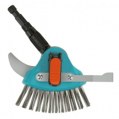 Очисник щілин з ножем та щіткою Gardena Combisystem сталевий 3-в-1