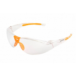 Окуляри відкриті лінза ANTI-SCRATCH прозорі, м'який носоупор, протиковзкі дужки l-клас MASTERTOOL 82-0059