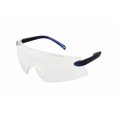 Окуляри відкриті панорамна лінза ANTI-SCRATCH прозорі, м'який носоупор, регульовані дужки l-клас MASTERTOOL 82-0060