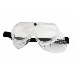 Окуляри закриті MASTERTOOL ПАНОРАМА-102 ANTI-SCRATCH оправа силікон вентиляційні отвори l клас прозорі 82-0102